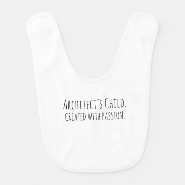ARCHITECT'S CHILD | Baby Bib! Bib (Front)
