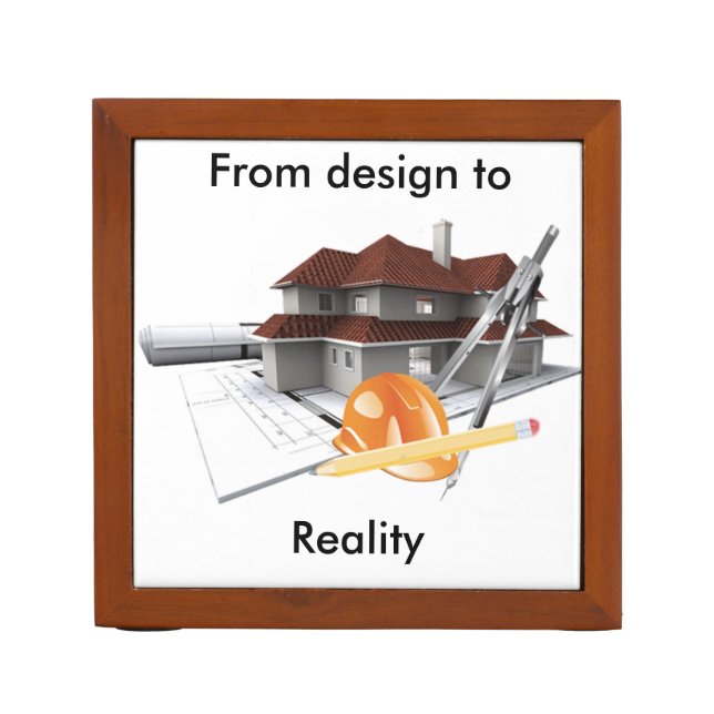 Architects Desk Organizer. Desk Organizer (Front)