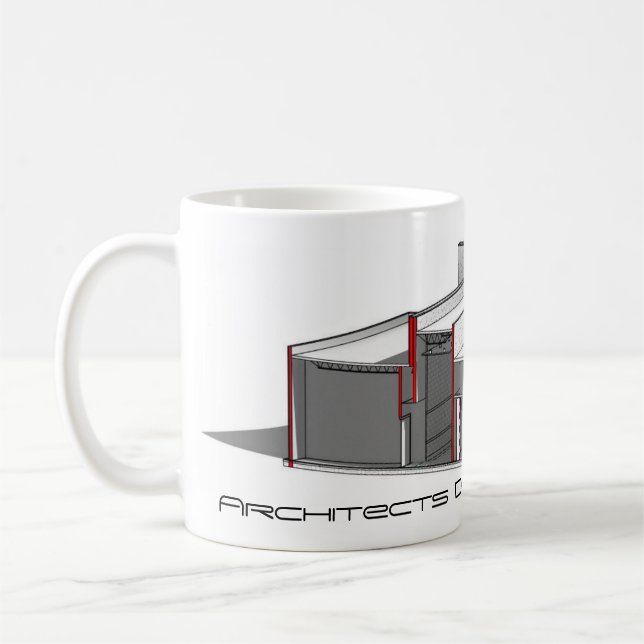 Architects Do It with Models Mug (Left)