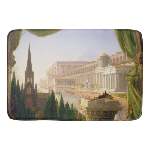 Architects Dream by Thomas Cole Bath Mat