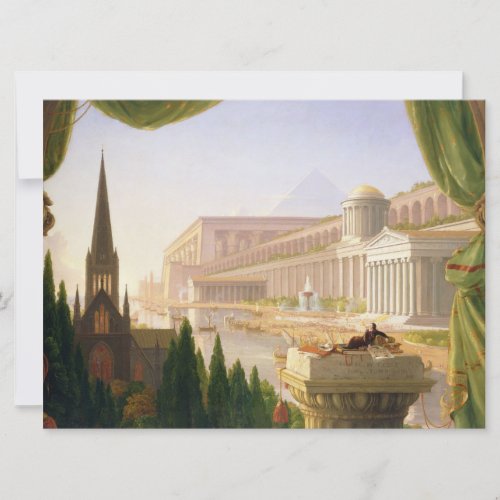 Architects Dream by Thomas Cole Card
