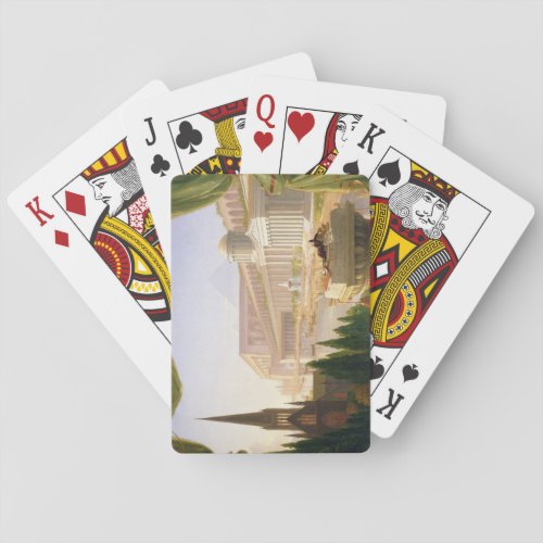 Architects Dream by Thomas Cole Poker Cards