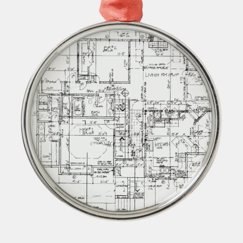 Architects Everything Metal Ornament