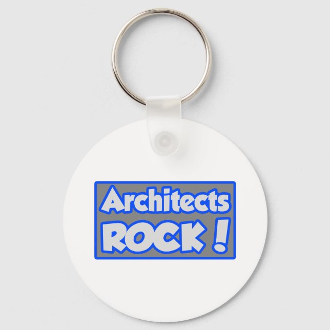 Architects Rock! Keychain (Front)
