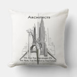 Architects Throw Pillow