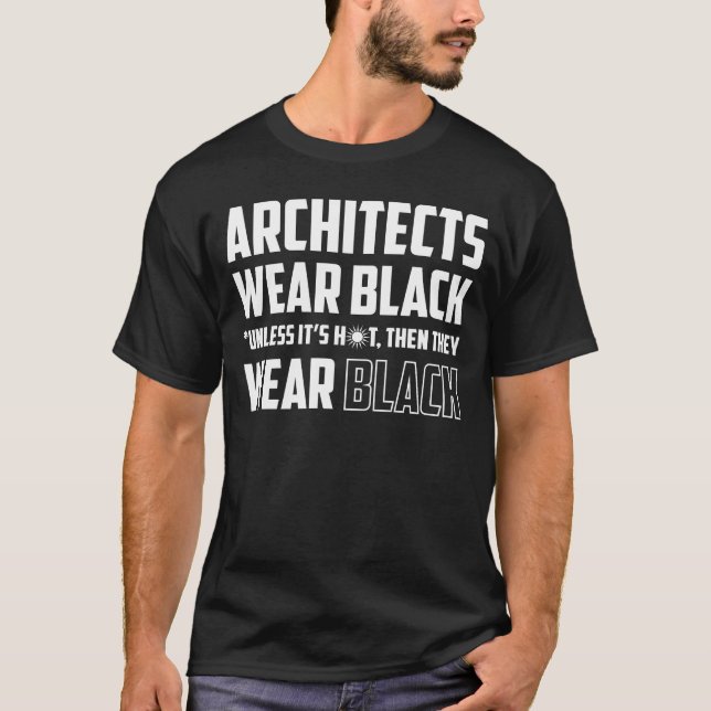 ARCHITECTS WEAR BLACK T-Shirt (Front)