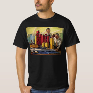 Architects Working in an Office, Vintage Business T-Shirt