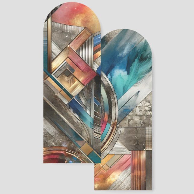 Architectural Abstract Custom Bookmark (Front & Back)