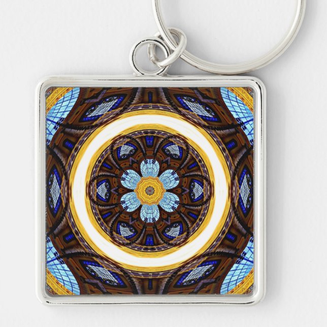 Architectural Abstract Keychain (Front)