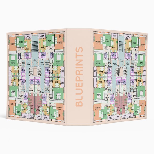 Architectural Blueprints Binder (Background)
