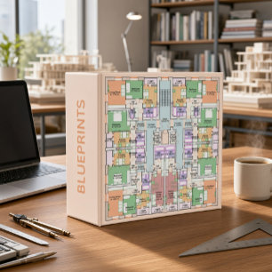 Architectural Blueprints Binder