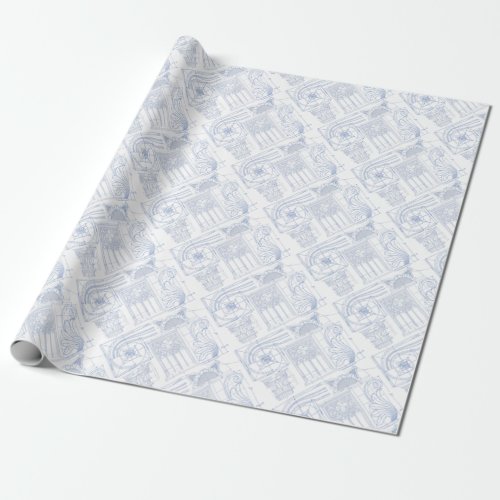 Architectural Blueprints Wrapping Paper