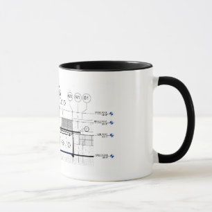 Architectural Building Section Mug