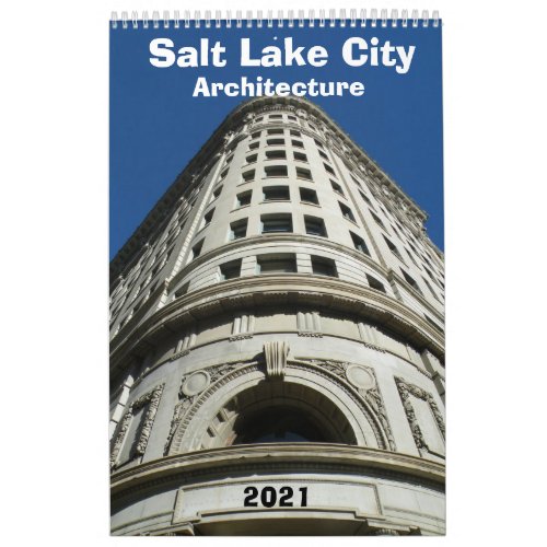 Architectural Calendar of Salt Lake City _ 2021