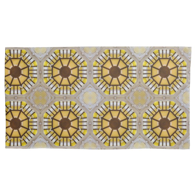 Architectural ceiling details large pattern pillow case (Front)