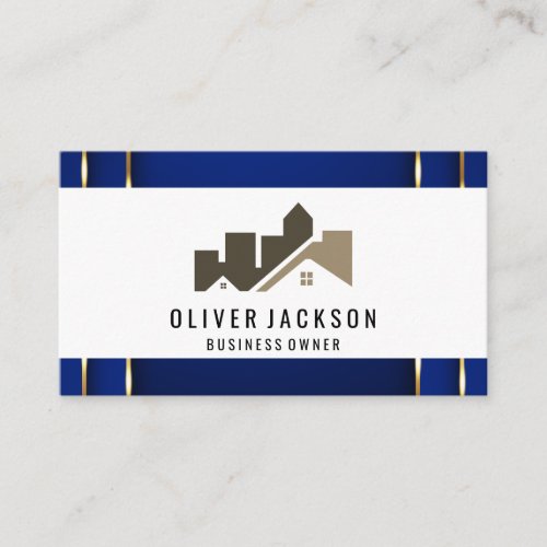Architectural Construction Home Business Card