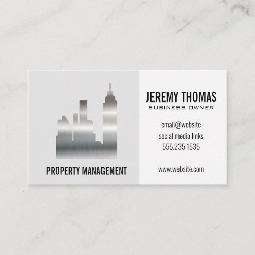 Architectural Construction Metal Building Business Card