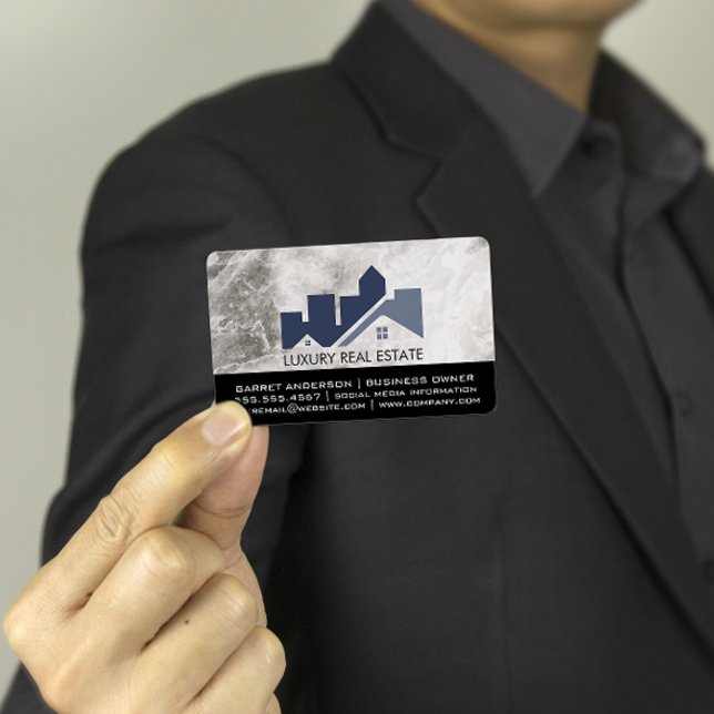 Architectural Construction Real Estate Logo Business Card (Creator Uploaded)