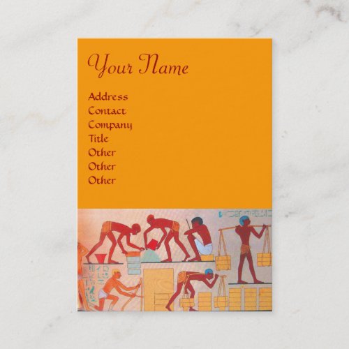 ARCHITECTURAL CONSTRUCTION red yellow orange Business Card