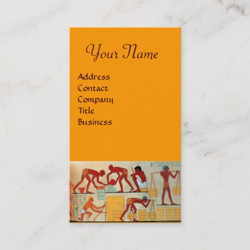 ARCHITECTURAL CONSTRUCTION red yellow orange Business Card