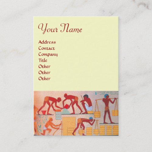 ARCHITECTURAL CONSTRUCTION white red yellow Business Card