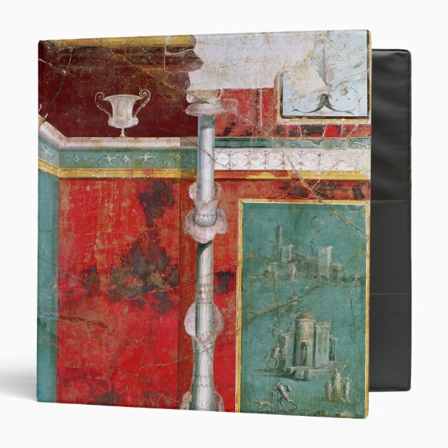 Architectural detail with a landscape 3 ring binder (Front/Inside)