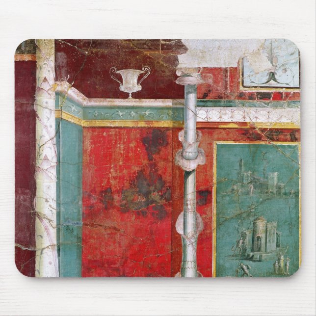 Architectural detail with a landscape mouse pad (Front)