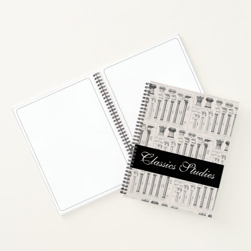 Architectural Drawing Classics Studies Custom Notebook