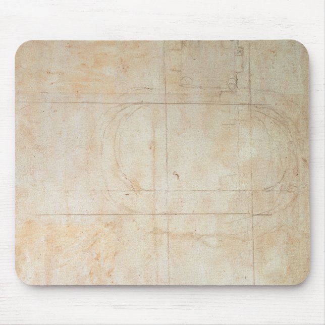 Architectural Drawing Mouse Pad (Front)