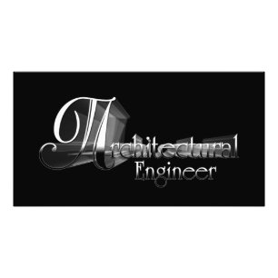 Architectural Engineer Typography Artwork Photo Print
