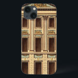 Architectural Facade by Jean Deneufforge iPhone 13 Case<br><div class="desc">An architectural façade drawn by Jean Deneufforge. The word façade comes from the Italian word facciata,  meaning "face." Put a new face on one of your walls with this piece!</div>