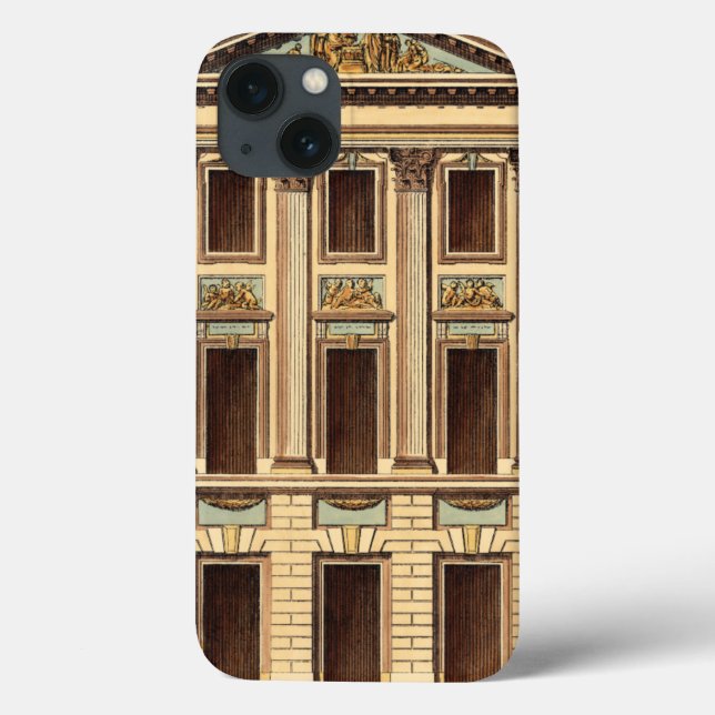 Architectural Facade by Jean Deneufforge Case-Mate iPhone Case (Back)