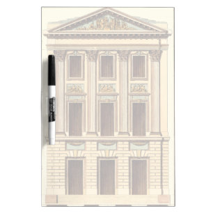 Architectural Facade by Jean Deneufforge Dry-Erase Board