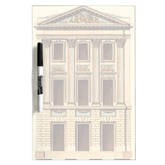 Architectural Facade by Jean Deneufforge Dry-Erase Board (Front)