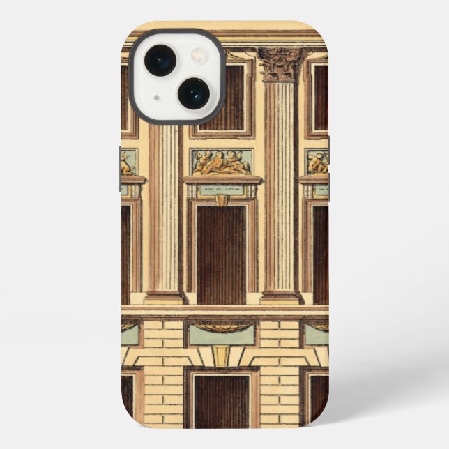 Architectural Facade by Jean Deneufforge Iphone Case (Back)