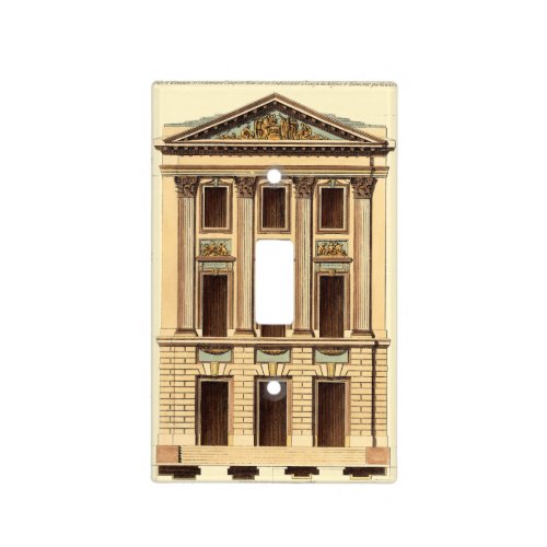 Architectural Facade by Jean Deneufforge Light Switch Cover