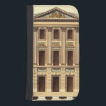 Architectural Facade by Jean Deneufforge Phone Wallet<br><div class="desc">An architectural façade drawn by Jean Deneufforge. The word façade comes from the Italian word facciata,  meaning "face." Put a new face on one of your walls with this piece!</div>