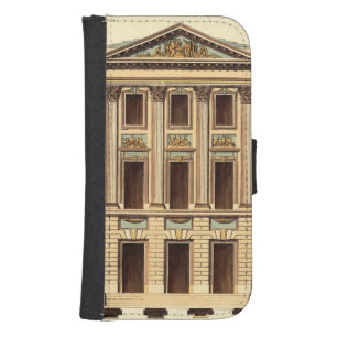 Architectural Facade by Jean Deneufforge Phone Wallet