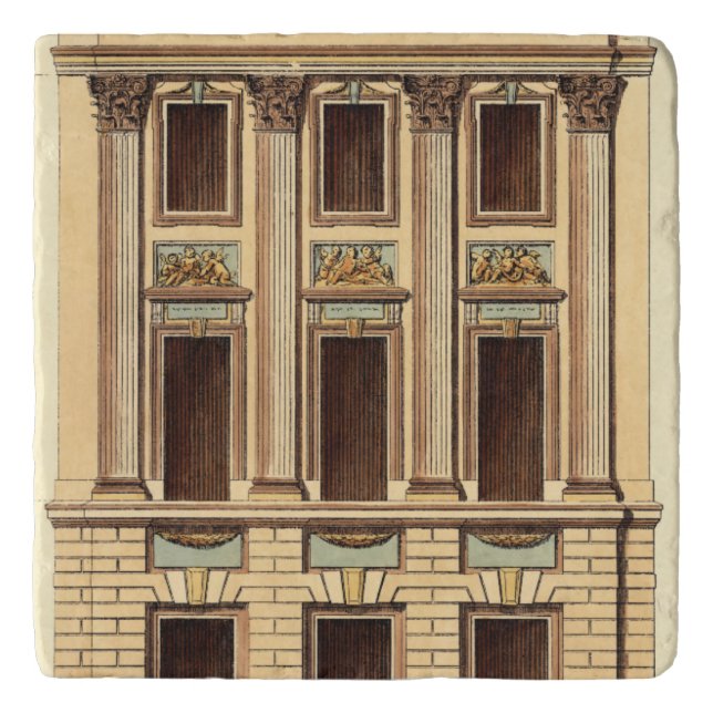Architectural Facade by Jean Deneufforge Trivet (Front)