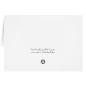 Architectural Fugue blank notelet / card (Back Horizontal)