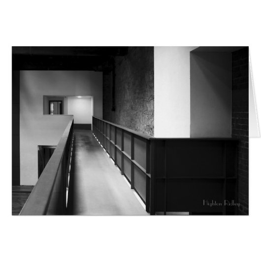 Architectural Fugue blank notelet / card (Front Horizontal)