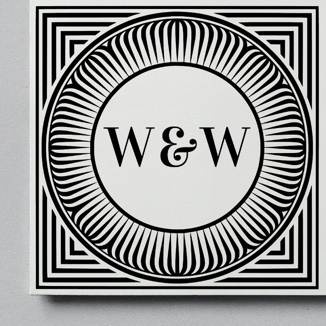 Architectural Geometric Monogram Art Stamp (Creator Uploaded)