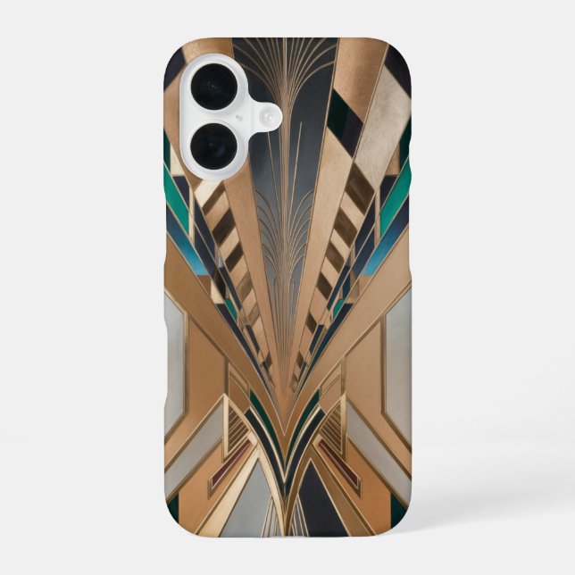 Architectural Geometric Shapes Artwork Iphone Case (Back)
