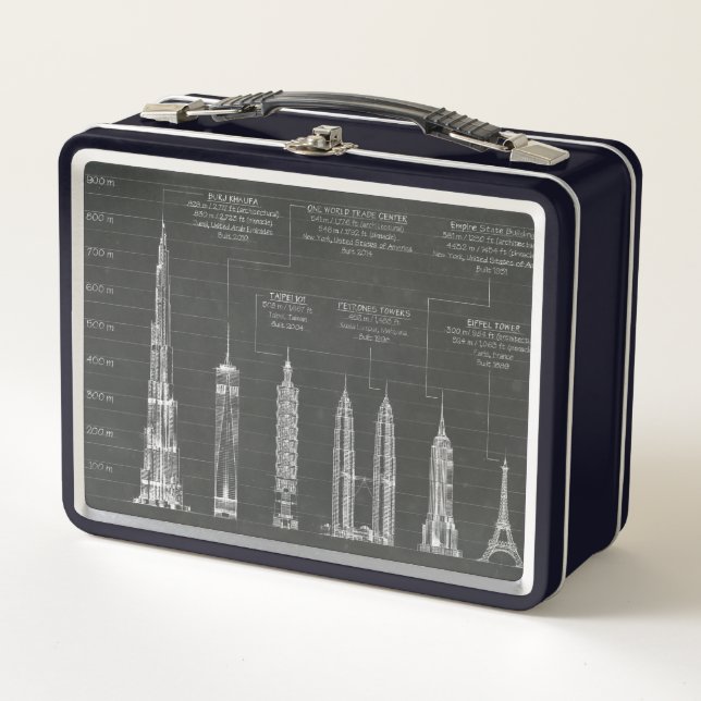 Architectural Heights Metal Lunch Box (Front)