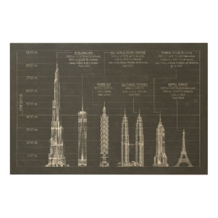 Architectural Heights Wood Wall Art