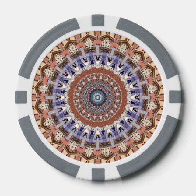 Architectural Mandala Poker Chips (Front)