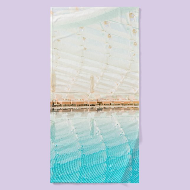 ARCHITECTURAL PHOTOGRAPHY OF AN INDOOR POOL BATH TOWEL (Bath Towel)