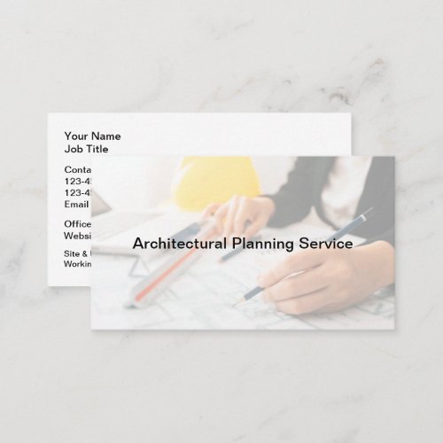 Architectural Planning Custom Business Cards