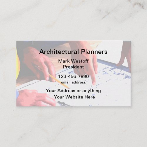 Architectural Planning Services Business Card