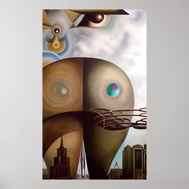 Architectural Posterior - Ken Gage Surreal Art Poster (Front)